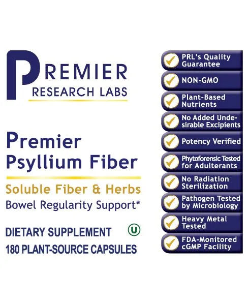 Psyllium Husk Fiber 180caps-Matakana Pharmacy