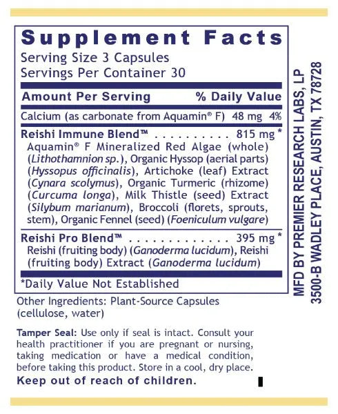 Reishi Immune 90caps-Matakana Pharmacy