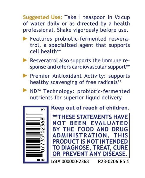 Resveratrol Liquid 235ml-Matakana Pharmacy