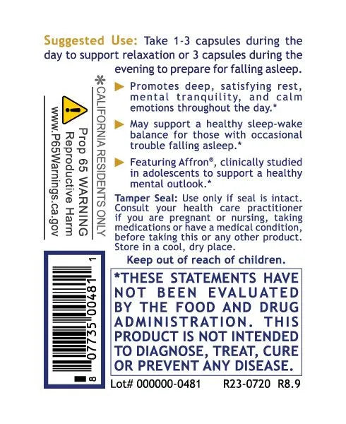 Tranquinol 90caps-Matakana Pharmacy