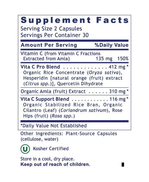 Vitamin C 60caps-Matakana Pharmacy