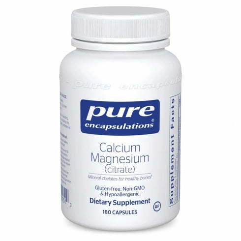 Image of the white bottle of Calcium Magnesium (citrate) 90caps