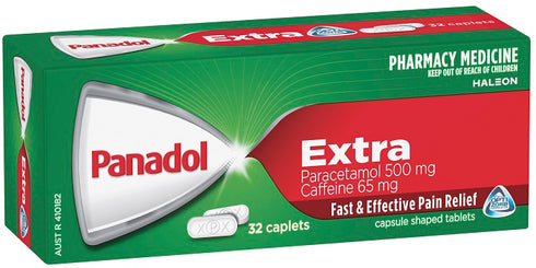 Panadol Optizorb Extra Caplets 500mg 32 Pack-Haleon-Matakana Pharmacy