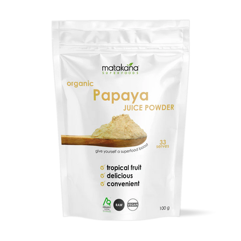 Papaya Juice Organic Powder 100g-Matakana Pharmacy