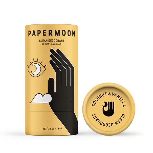 Coconut & Vanilla Natural Clean Deodorant-Papermoon-Matakana Pharmacy