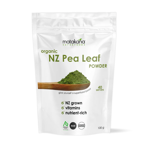 Pea Leaf Organic Powder 100g-Matakana Pharmacy
