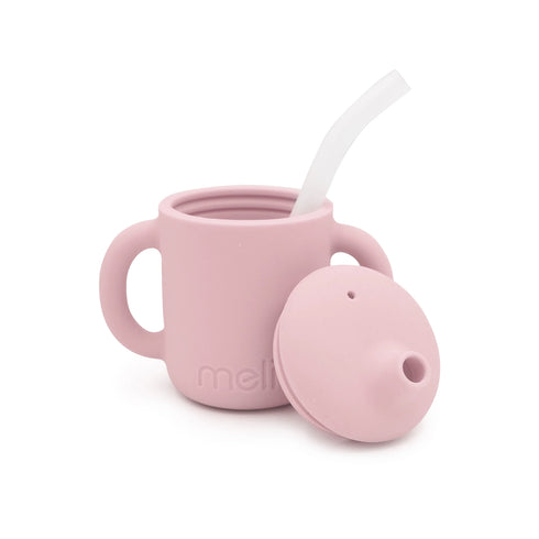3 in 1 Silicone Training Cup | Pink-Melii-Matakana Pharmacy