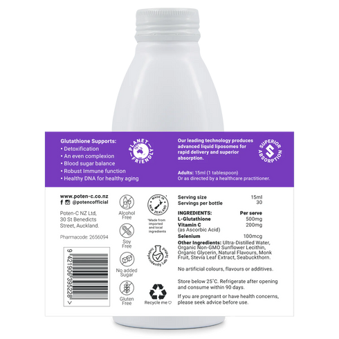image of the label wrapping around the bottle