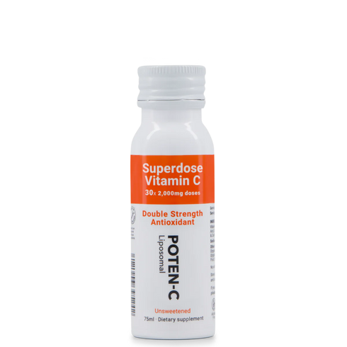 Image of bottle of Poten-C Superdose Liposomal Vitamin C 2000mg 75ml