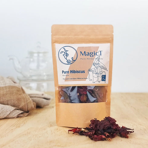 MagicT Pure Hibiscus Tea Pouch 25g-Magic T-Matakana Pharmacy