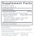 Image of Proflora4R supplement facts