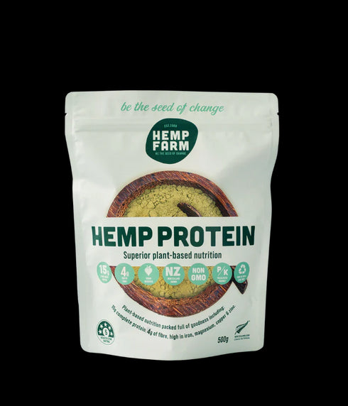 Hemp Protein Powder 500g-Hemp Farm-Matakana Pharmacy