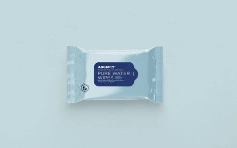 Pure Biodegradable Water Wipes 40 Sheets-AquaPly-Matakana Pharmacy
