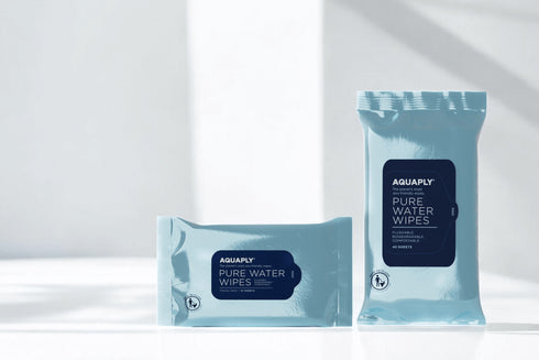Pure Biodegradable Water Wipes 40 Sheets-AquaPly-Matakana Pharmacy