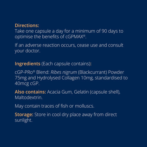 cGPMAX Pure 30 Capsules-cGPMAX-Matakana Pharmacy