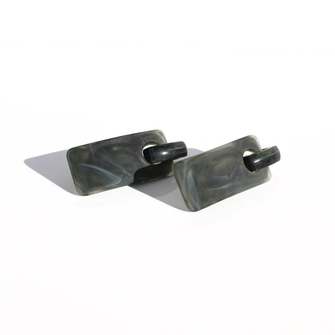 Earrings - Resin Smoke-Queen Of The Foxes-Matakana Pharmacy