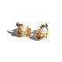 Earrings - Ruched Pearl Gold-Queen Of The Foxes-Matakana Pharmacy