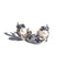 Earrings - Ruched Pearl Silver-Queen Of The Foxes-Matakana Pharmacy
