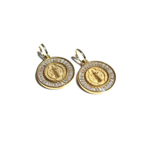 Earrings - Seraph Symbol - Disc-Queen Of The Foxes-Matakana Pharmacy