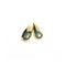 Earrings - Tear Drop Gold Large-Queen Of The Foxes-Matakana Pharmacy