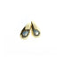 Earrings - Tear Drop Gold Large-Queen Of The Foxes-Matakana Pharmacy
