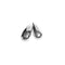 Earrings - Tear Drop Silver Large-Queen Of The Foxes-Matakana Pharmacy