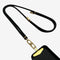 Lanyard Lux Cord Crossbody Black-Queen Of The Foxes-Matakana Pharmacy