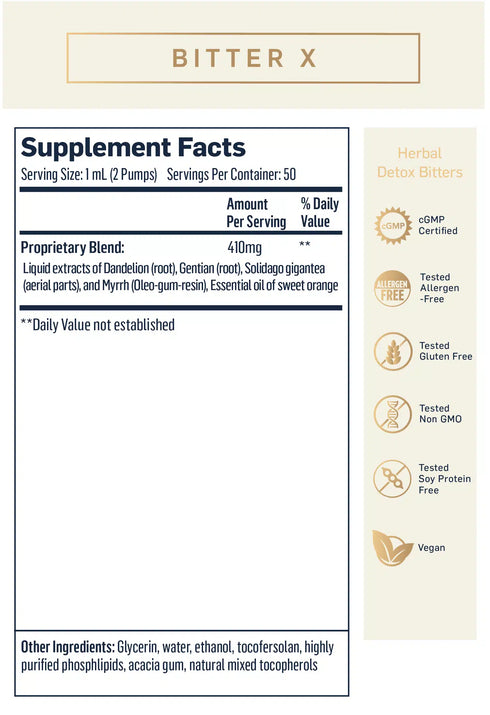Dr. Shade's Bitter X (50 serves) 50ml-Matakana Pharmacy