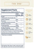 Dr Shade's The One Ingredients list