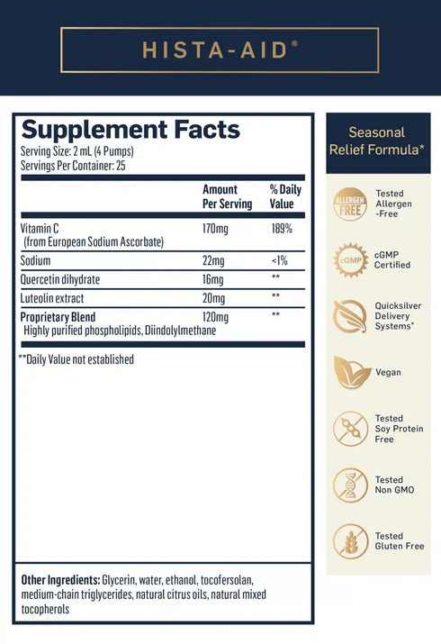 Hista-Aid (25 serves) 50ml-Matakana Pharmacy
