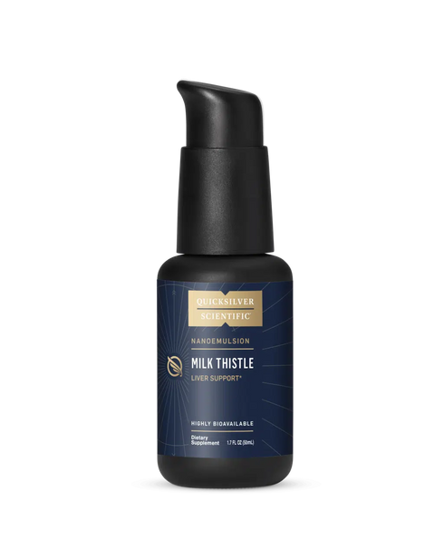 image of quicksilver scientific milk thistle liver support bottle of 50ml