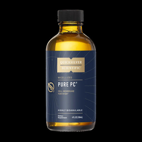 image of Pure PC premium supplement by quicksilver scientific 120ml bottle