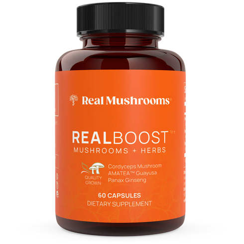 Real Boost 60 Capsules-Real Mushrooms-Matakana Pharmacy