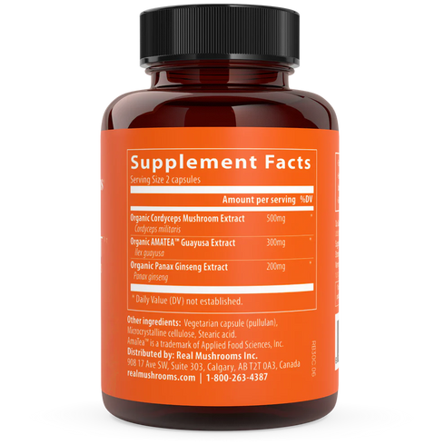 Real Boost 60 Capsules-Real Mushrooms-Matakana Pharmacy