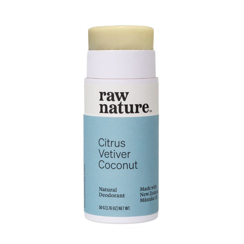 Raw Nature Deodorant Citrus Vetiver Coconut 50g-Raw Nature Limited-Matakana Pharmacy