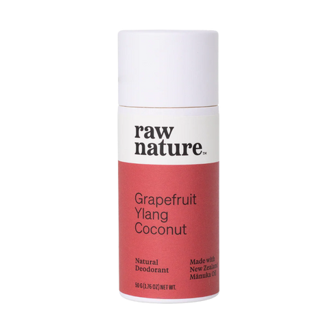Raw Nature Deodorant Grapefruit, Ylang 50g-Raw Nature Limited-Matakana Pharmacy