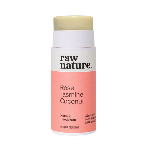 Raw Nature Deodorant Rose, Jasmine, Coconut-Raw Nature Limited-Matakana Pharmacy