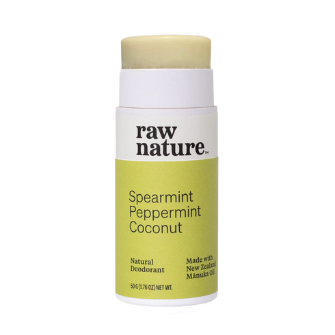 Raw Nature Deodorant Spearmint Peppermint 50g-Raw Nature Limited-Matakana Pharmacy