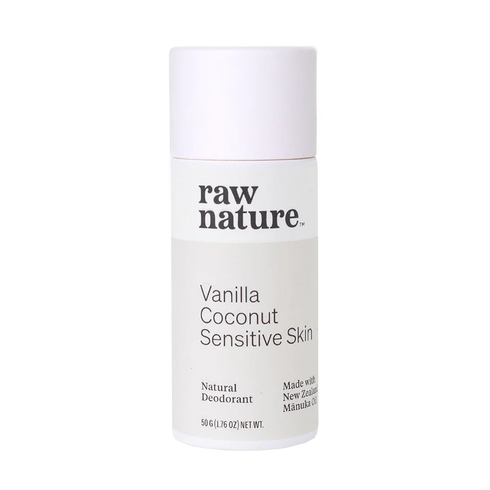 Raw Nature Deodorant Vanilla, Coconut, Sensitive-Raw Nature Limited-Matakana Pharmacy
