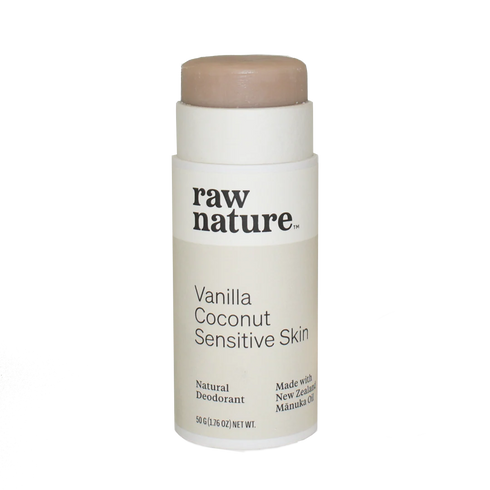 Raw Nature Deodorant Vanilla, Coconut, Sensitive-Raw Nature Limited-Matakana Pharmacy