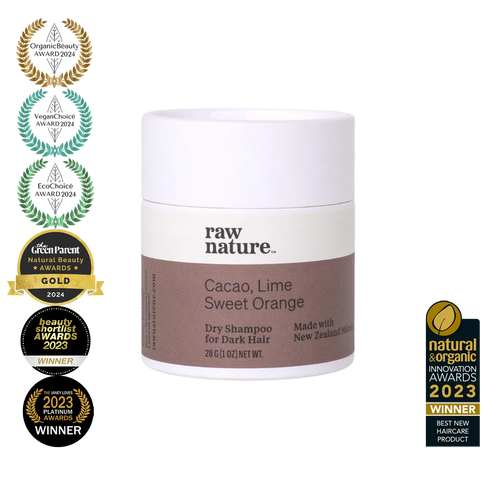 Raw Nature Dry Shampoo For Dark Hair 28g-Raw Nature Limited-Matakana Pharmacy