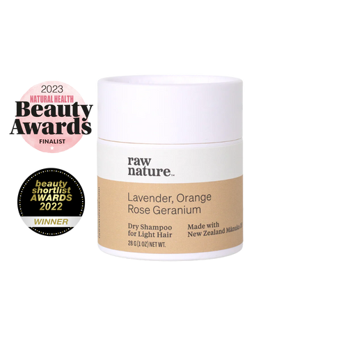 Raw Nature Dry Shampoo For Light Hair 28g-Raw Nature Limited-Matakana Pharmacy