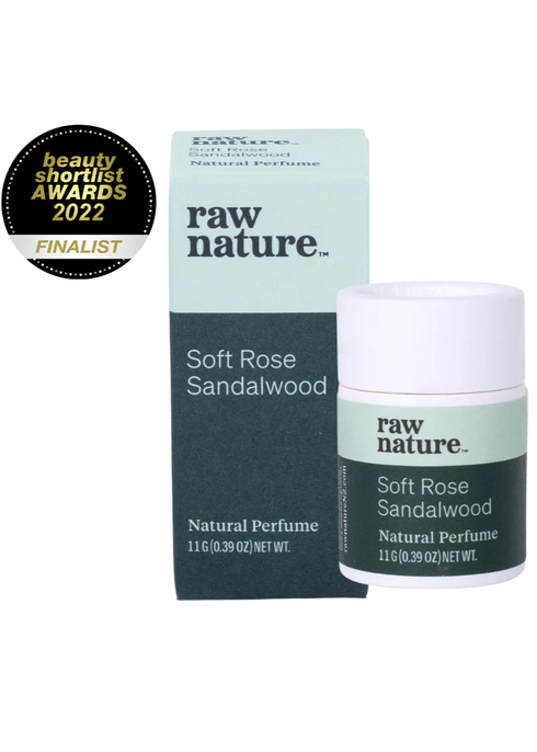 Raw Nature Soft Rose Sandalwood Perfume 11g-Raw Nature Limited-Matakana Pharmacy