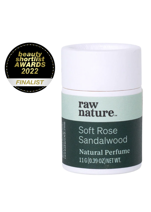 Raw Nature Soft Rose Sandalwood Perfume 11g-Raw Nature Limited-Matakana Pharmacy