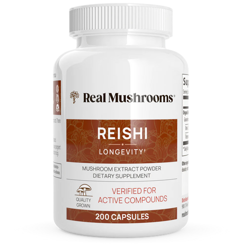Reishi 415 200 Capsules-Real Mushrooms-Matakana Pharmacy