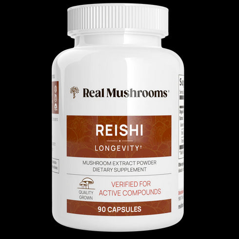 Reishi 415 90 Capsules-Real Mushrooms-Matakana Pharmacy