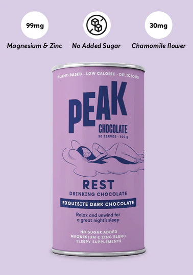 Hot Chocolate | Dark Chocolate 300g-PEAK Chocolate-Matakana Pharmacy