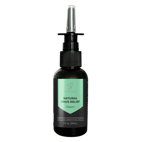 Natural Sinus Relief 32ppm 59ml Nasal Spray-SilverCeuticals-Matakana Pharmacy