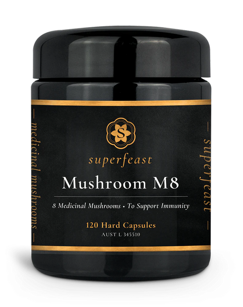 Mushroom M8 120 Caps-Matakana Pharmacy