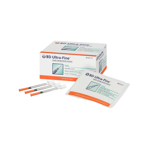 BD Syringe 1ml Ultra Fine 29guage x 12.7mm 100 pack-BD-Matakana Pharmacy